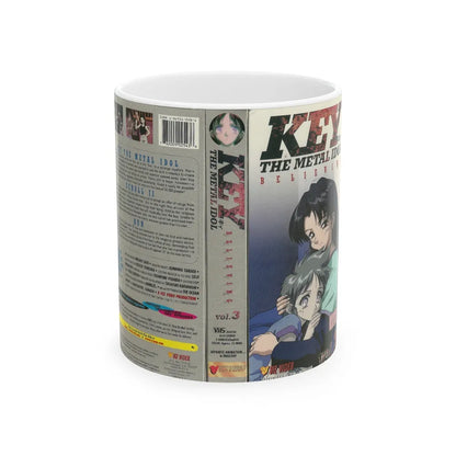 KEY THE METAL IDOL (VHS COVER) - White Coffee Mug-11oz-Go Mug Yourself