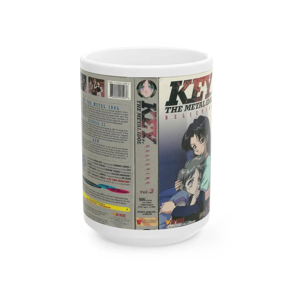 KEY THE METAL IDOL (VHS COVER) - White Coffee Mug-15oz-Go Mug Yourself