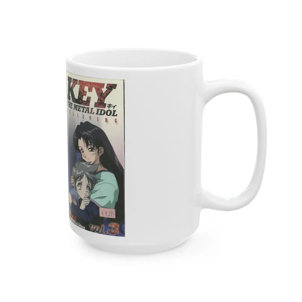 KEY THE METAL IDOL (VHS COVER) - White Coffee Mug-Go Mug Yourself