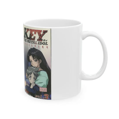 KEY THE METAL IDOL (VHS COVER) - White Coffee Mug-Go Mug Yourself