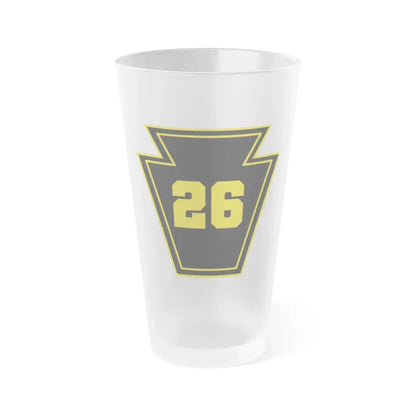 Keystone 26 USS JOHN P MURTHA LPD 26 (U.S. Navy) Frosted Pint Glass 16oz Default Title - Go Mug Yourself