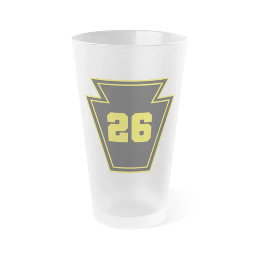 Keystone 26 USS JOHN P MURTHA LPD 26 (U.S. Navy) Frosted Pint Glass 16oz Default Title - Go Mug Yourself