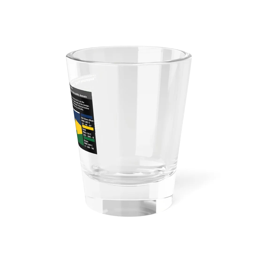 Keystone Flag Construction Sheet (United States) Shot Glass 1.5oz - Go Mug Yourself