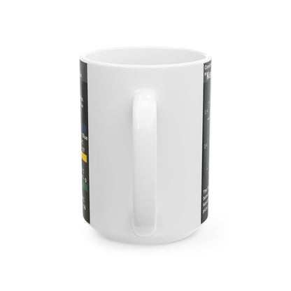 Keystone Flag Construction Sheet (United States) White Coffee Mug-Go Mug Yourself