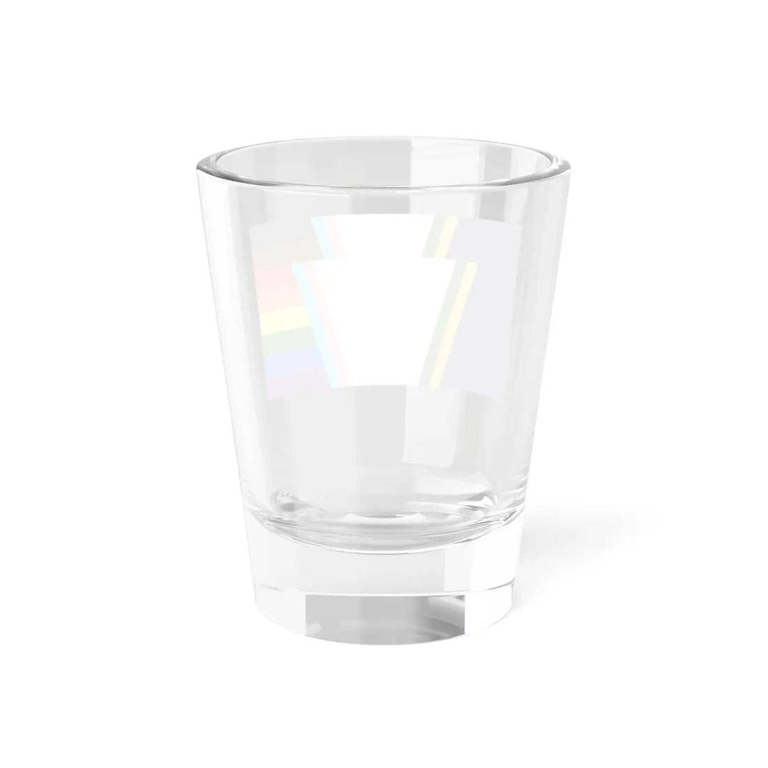 Keystone Flag Progress Pride Variant (United States) Shot Glass 1.5oz - Go Mug Yourself