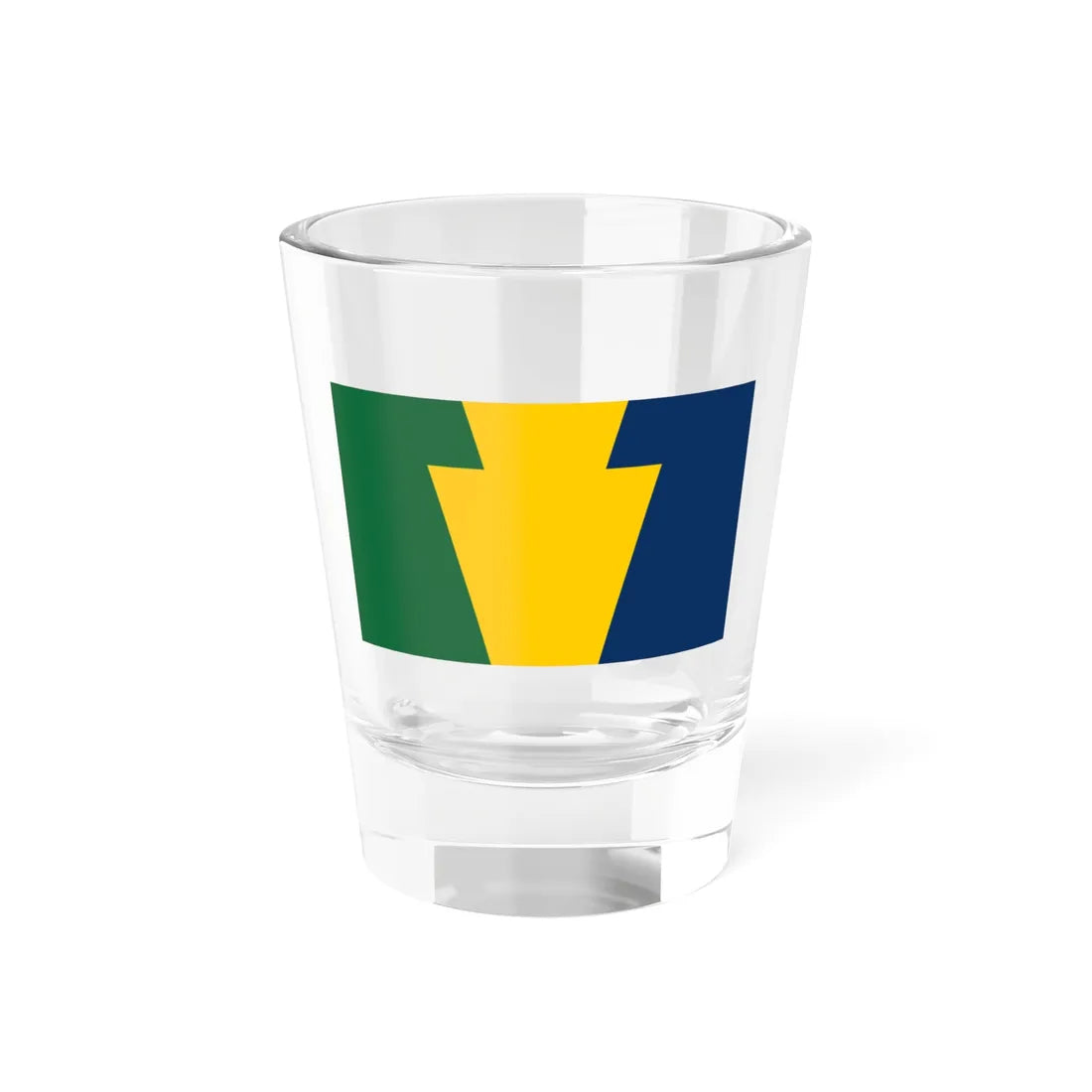 Keystone Flag reverse (United States) Shot Glass 1.5oz 1.5oz - Go Mug Yourself