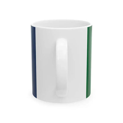 Keystone Flag reverse (United States) White Coffee Mug - Go Mug Yourself
