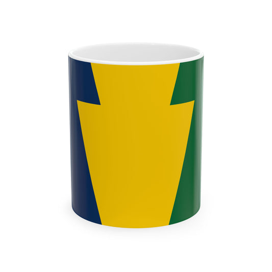 Keystone Flag (United States) White Coffee Mug-11oz-Go Mug Yourself