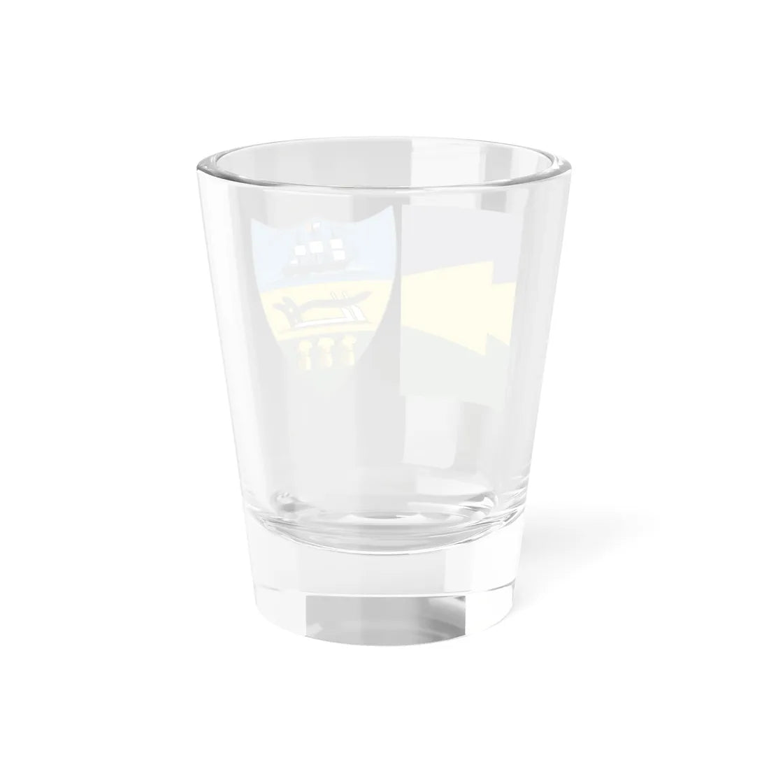 Keystone Flag vertical comparison with Pennsylvania Escutcheon (United States) Shot Glass 1.5oz - Go Mug Yourself