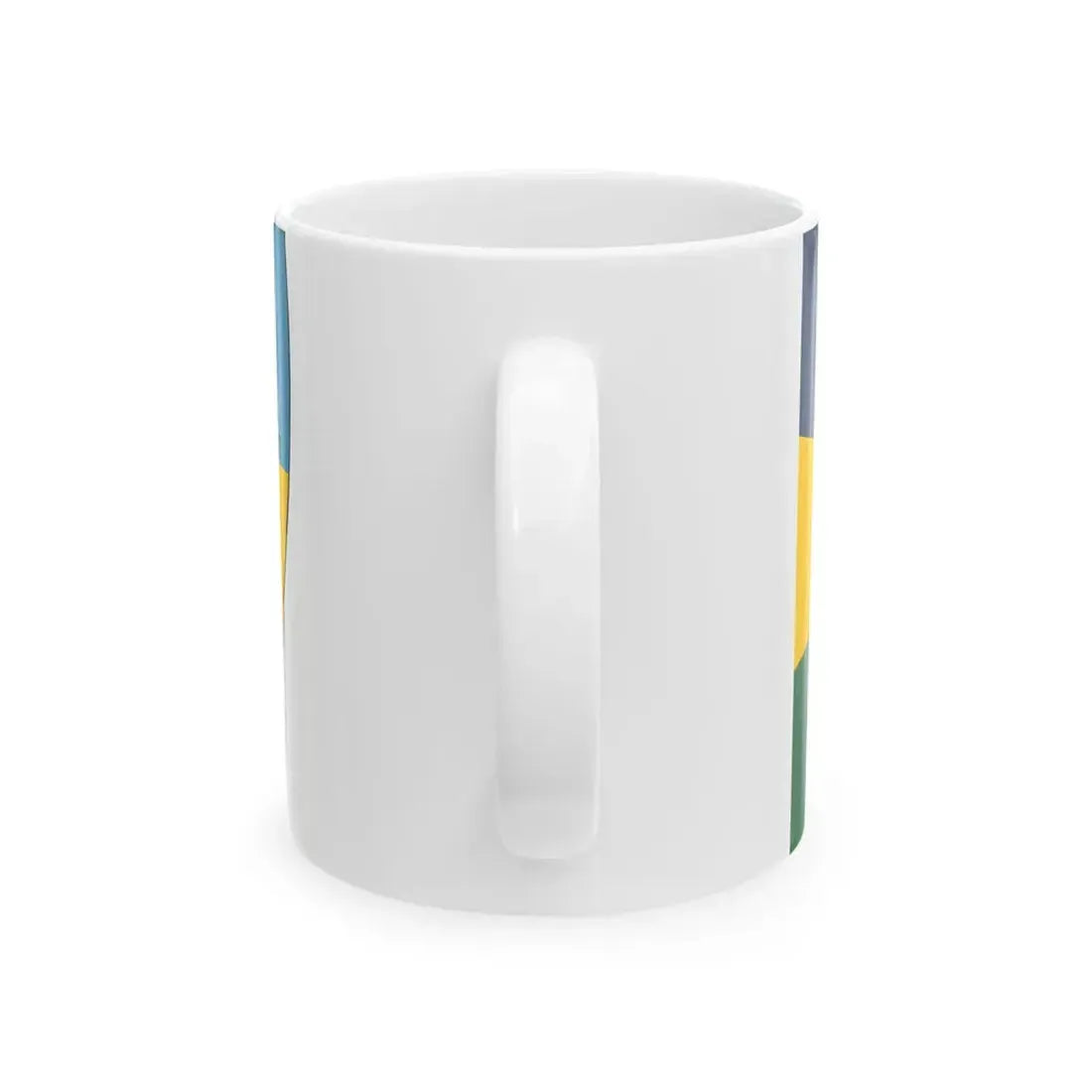 Keystone Flag vertical comparison with Pennsylvania Escutcheon (United States) White Coffee Mug - Go Mug Yourself