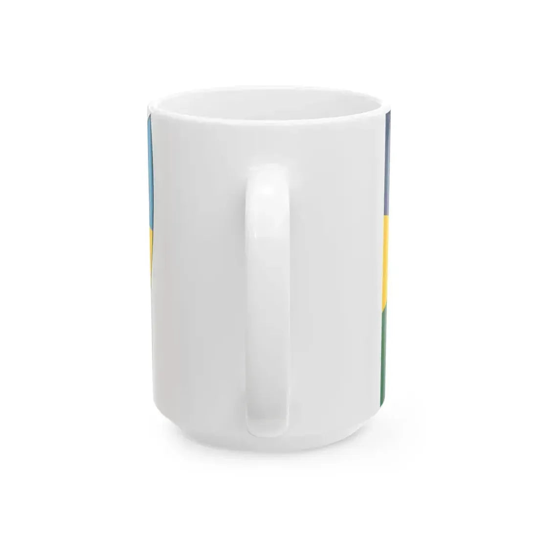 Keystone Flag vertical comparison with Pennsylvania Escutcheon (United States) White Coffee Mug - Go Mug Yourself