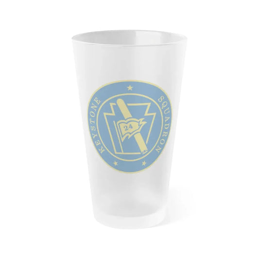 Keystone Squadron 24 (U.S. Navy) Frosted Pint Glass 16oz Default Title - Go Mug Yourself