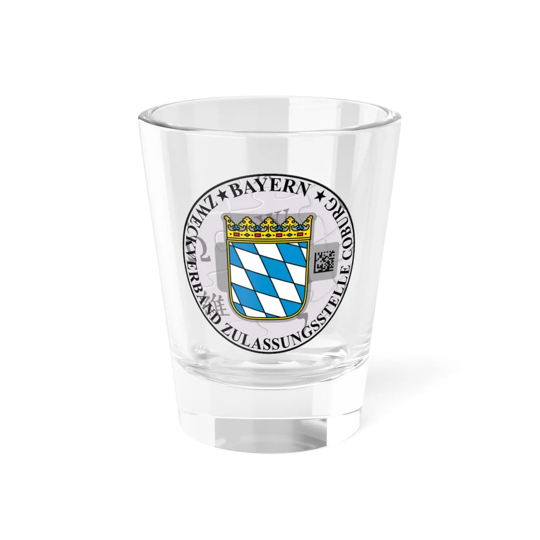 Kfz-Zulassungsplakette Coburg (Germany) (Coat of Arms) Shot Glass 1.5oz 1.5oz - Go Mug Yourself