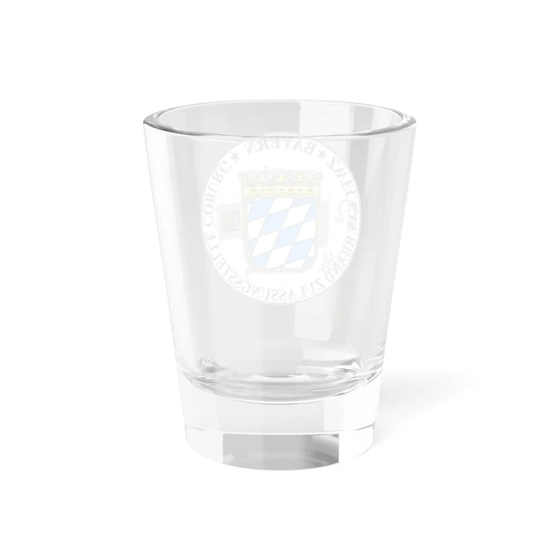 Kfz-Zulassungsplakette Coburg (Germany) (Coat of Arms) Shot Glass 1.5oz - Go Mug Yourself