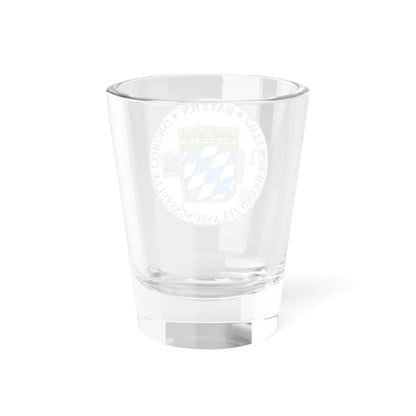 Kfz-Zulassungsplakette Coburg (Germany) (Coat of Arms) Shot Glass 1.5oz - Go Mug Yourself