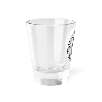 Kfz-Zulassungsplakette Coburg (Germany) (Coat of Arms) Shot Glass 1.5oz - Go Mug Yourself