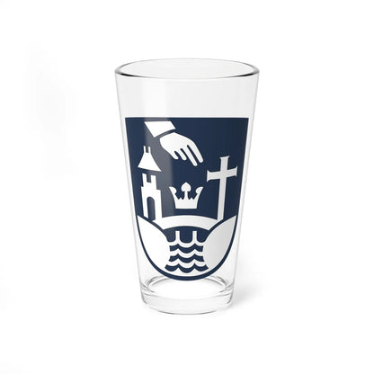 Køge Kommune coa (Denmark) (Coat of Arms) Pint Glass 16oz 16oz - Go Mug Yourself