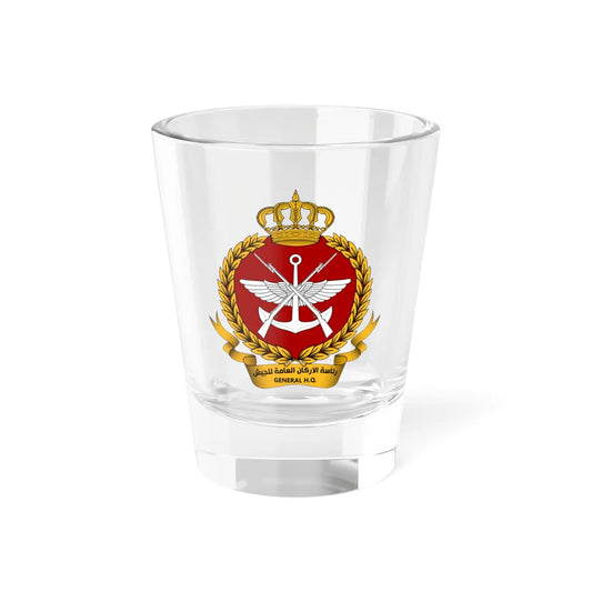 KGSHQ Seal (Kuwait) (Coat of Arms) Shot Glass 1.5oz 1.5oz - Go Mug Yourself