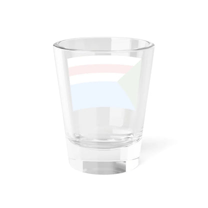Khabarovsk Flag with Belarusian Flag in Upper Half (Russia) Shot Glass 1.5oz - Go Mug Yourself