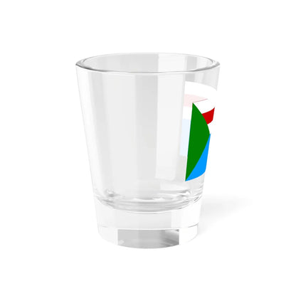 Khabarovsk Flag with Belarusian Flag in Upper Half (Russia) Shot Glass 1.5oz - Go Mug Yourself