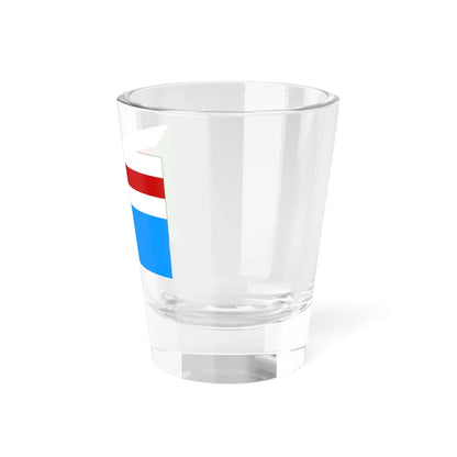 Khabarovsk Flag with Belarusian Flag in Upper Half (Russia) Shot Glass 1.5oz - Go Mug Yourself