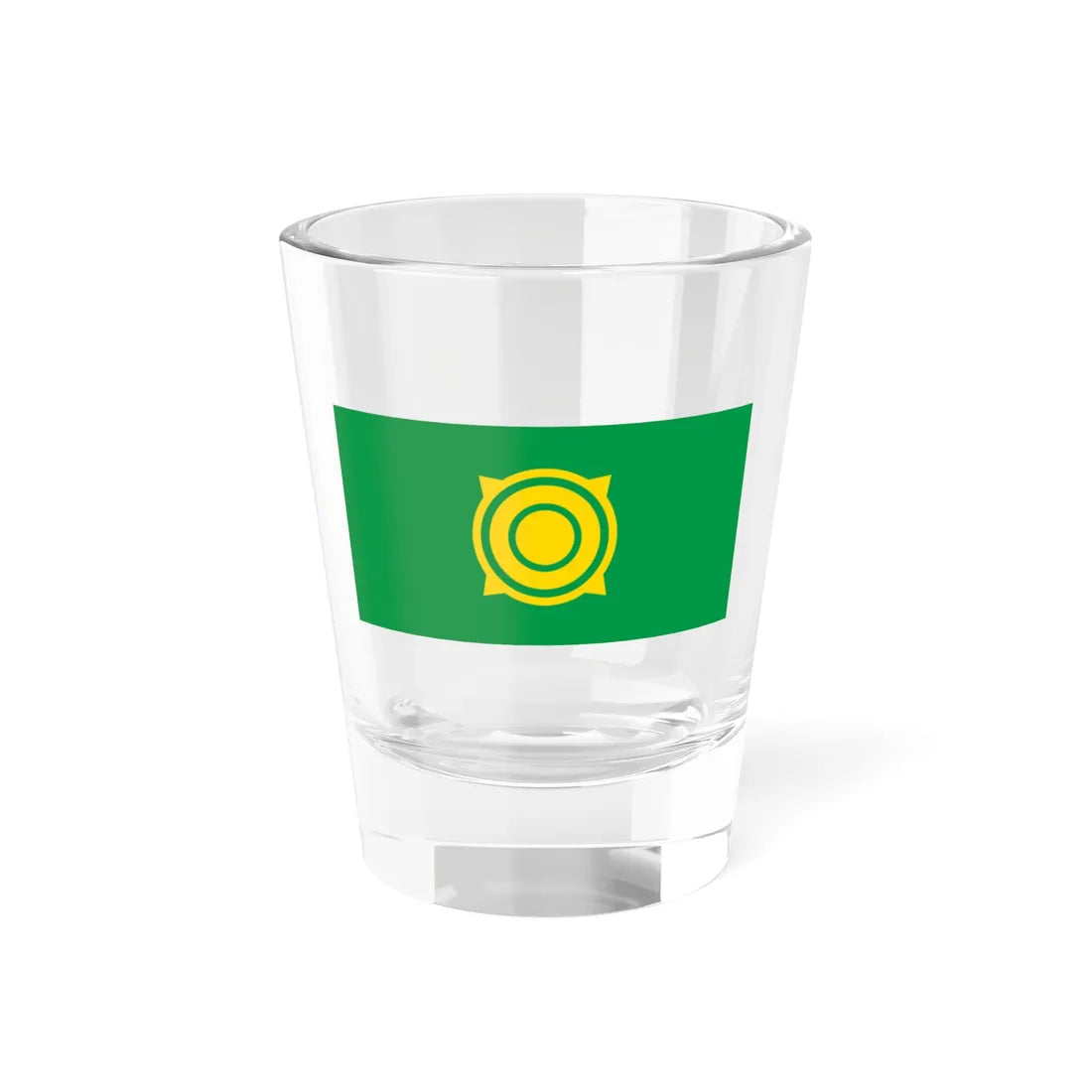 Khakas ethnic flag (Russia) Shot Glass 1.5oz 1.5oz - Go Mug Yourself