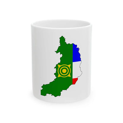 Khakas-geo-stub (Russia) White Coffee Mug 11oz - Go Mug Yourself