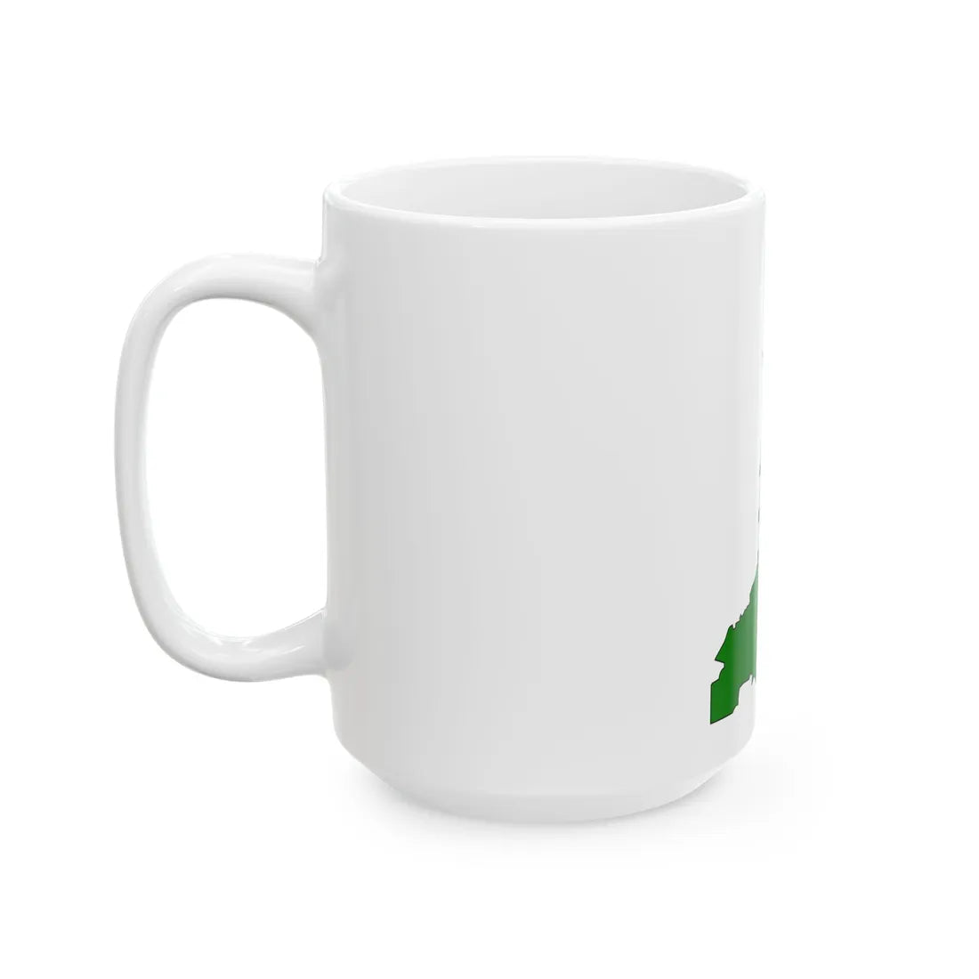 Khakas-geo-stub (Russia) White Coffee Mug - Go Mug Yourself