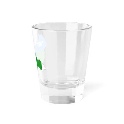 Khanty-mansi-geo-stub (Russia) Shot Glass 1.5oz - Go Mug Yourself