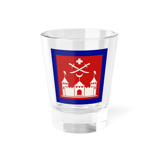 Khotyn flag 2.0 (Ukraine) Shot Glass 1.5oz 1.5oz - Go Mug Yourself