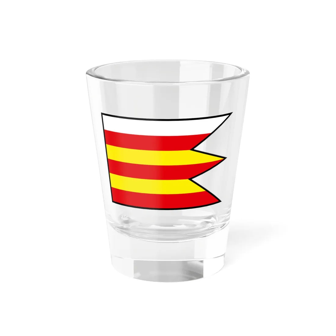 Kiarov Velky Krtis Flag (Slovakia) Shot Glass 1.5oz 1.5oz - Go Mug Yourself