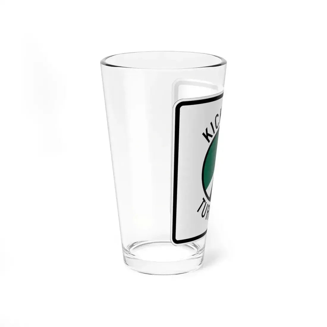 Kickapoo Turnpike (Oklahoma) (Road Sign) Pint Glass 16oz - Go Mug Yourself