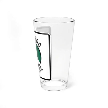 Kickapoo Turnpike (Oklahoma) (Road Sign) Pint Glass 16oz - Go Mug Yourself