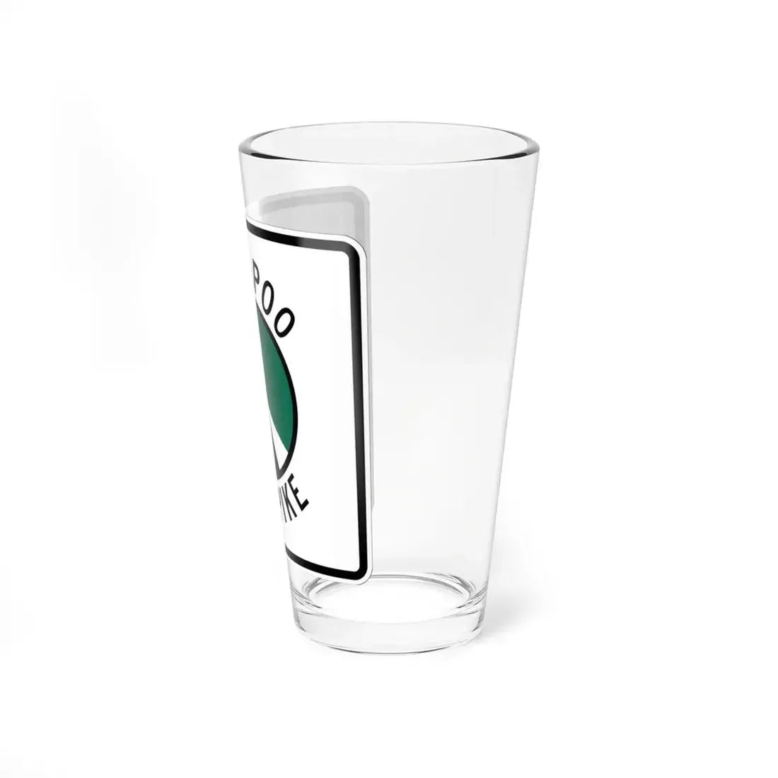 Kickapoo Turnpike (Oklahoma) (Road Sign) Pint Glss 16oz - Go Mug Yourself