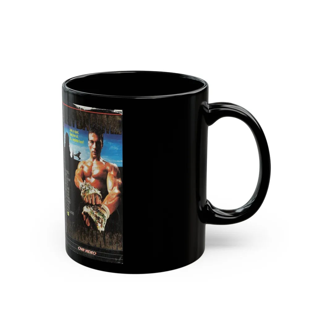 KICKBOXER (VHS COVER) - Black Coffee Mug-Go Mug Yourself