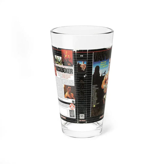 KICKBOXER (VHS COVER) Pint Glass 16oz 16oz - Go Mug Yourself