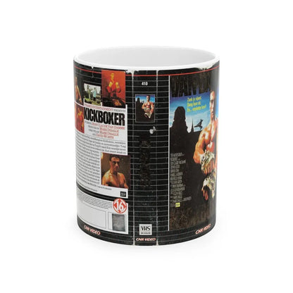KICKBOXER (VHS COVER) - White Coffee Mug 11oz - Go Mug Yourself