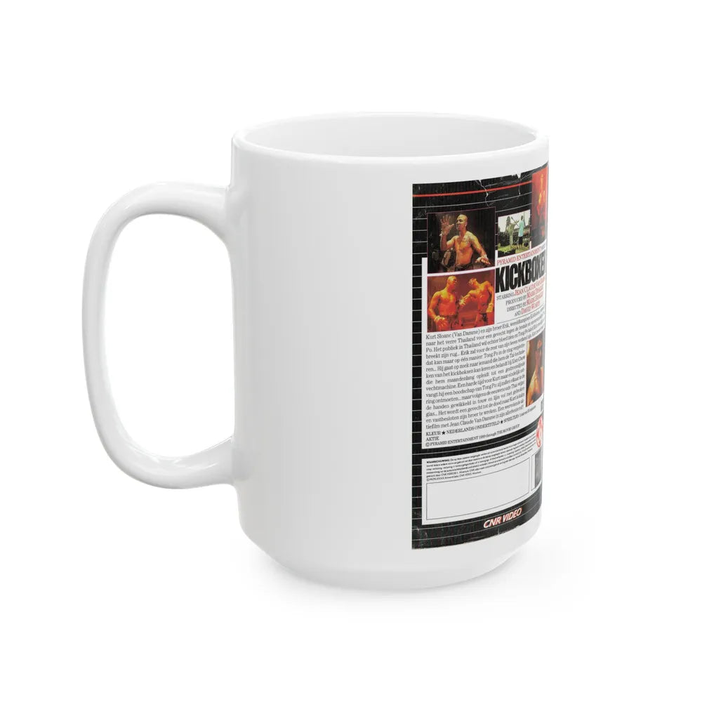 KICKBOXER (VHS COVER) - White Coffee Mug-Go Mug Yourself