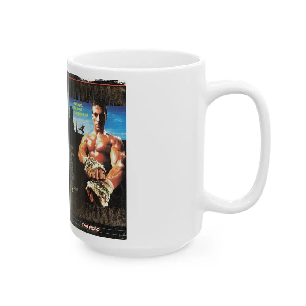 KICKBOXER (VHS COVER) - White Coffee Mug-Go Mug Yourself