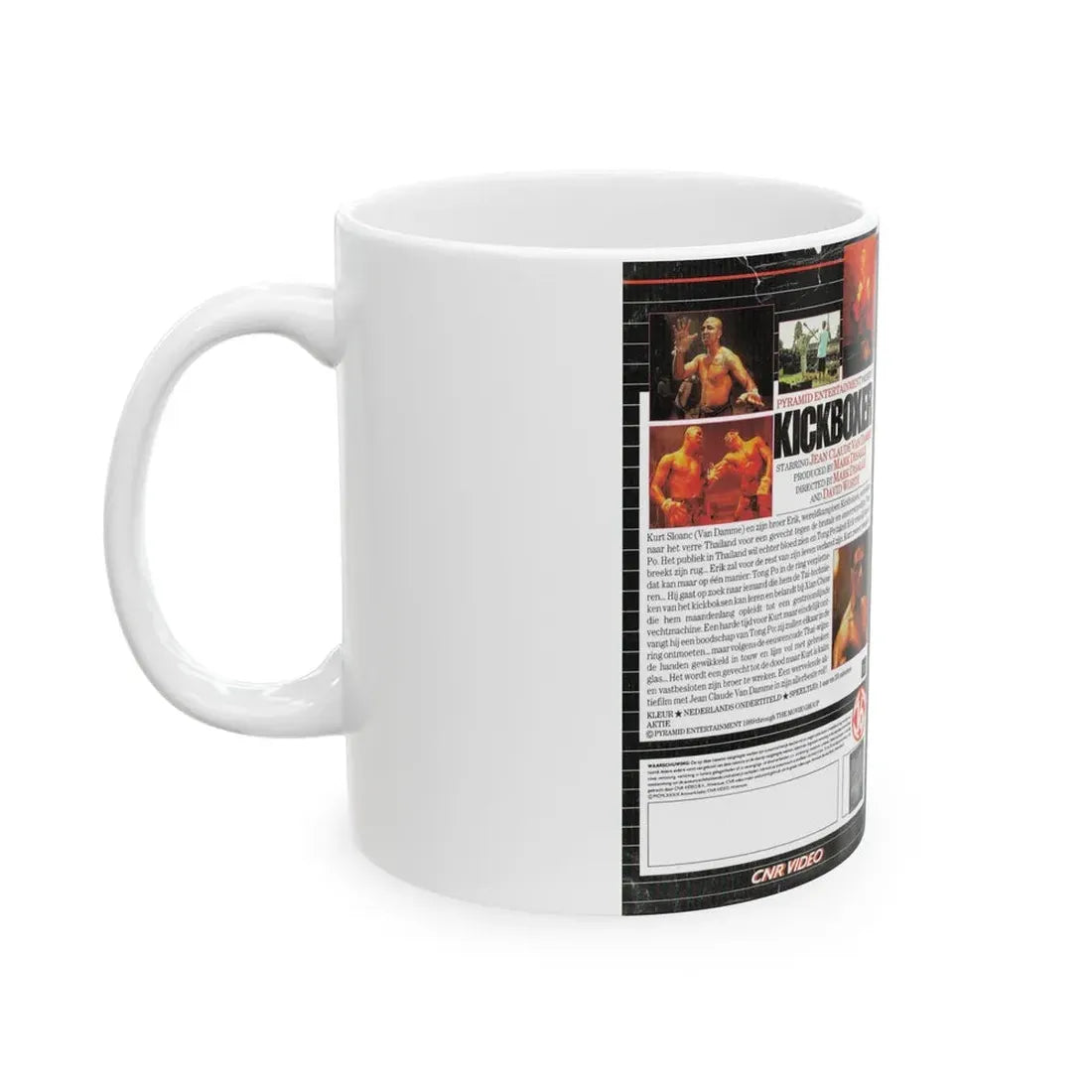 KICKBOXER (VHS COVER) - White Coffee Mug - Go Mug Yourself