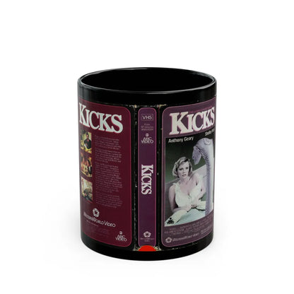 KICKS (VHS COVER) - Black Coffee Mug-11oz-Go Mug Yourself