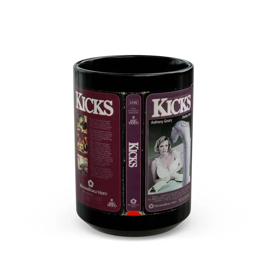 KICKS (VHS COVER) - Black Coffee Mug 15oz - Go Mug Yourself