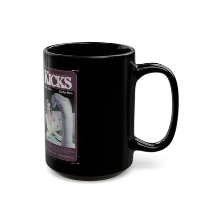 KICKS (VHS COVER) - Black Coffee Mug-Go Mug Yourself