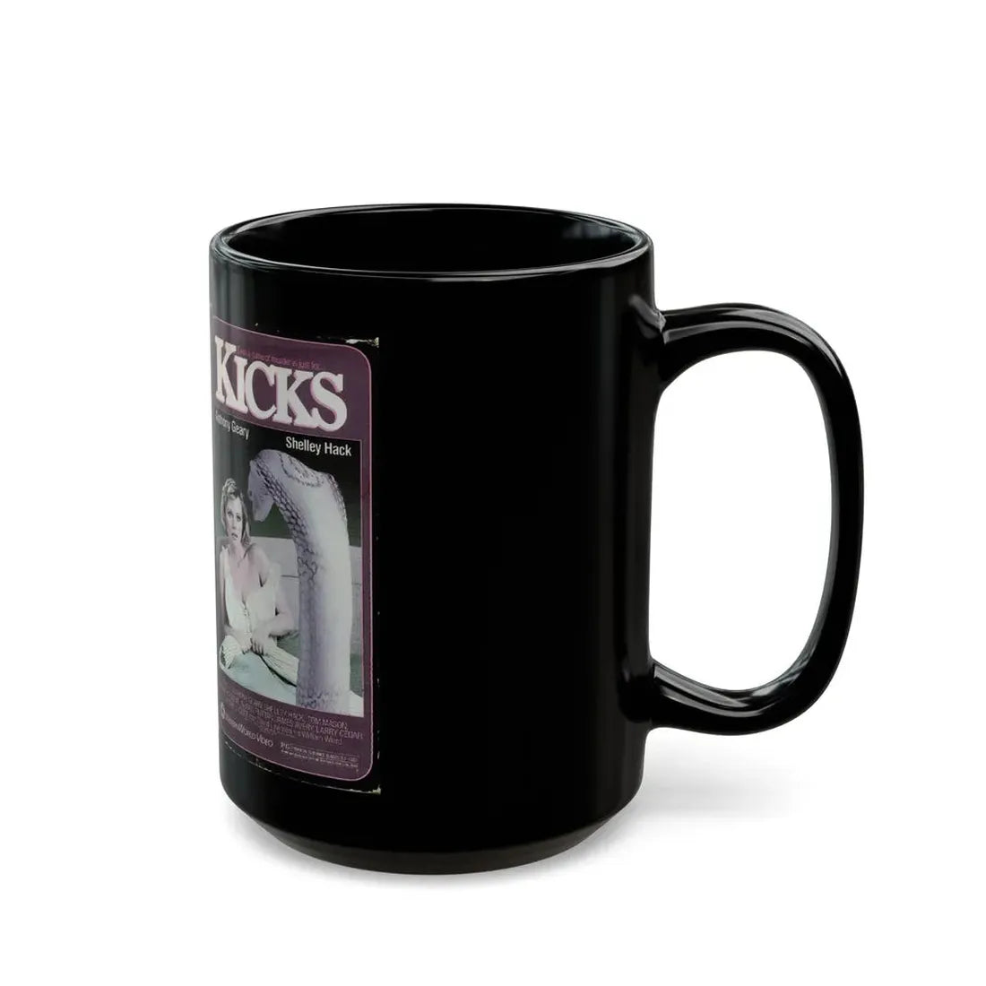 KICKS (VHS COVER) - Black Coffee Mug - Go Mug Yourself