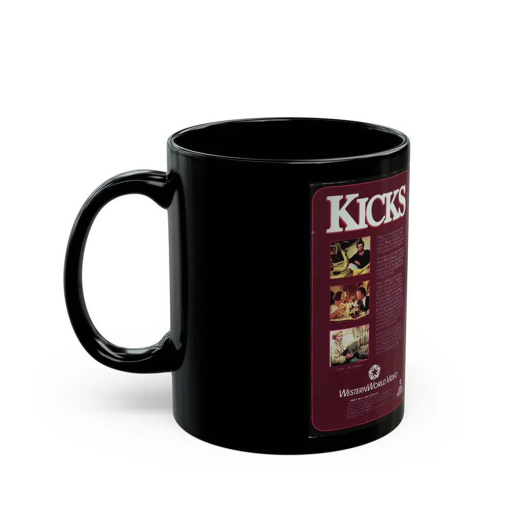 KICKS (VHS COVER) - Black Coffee Mug-Go Mug Yourself