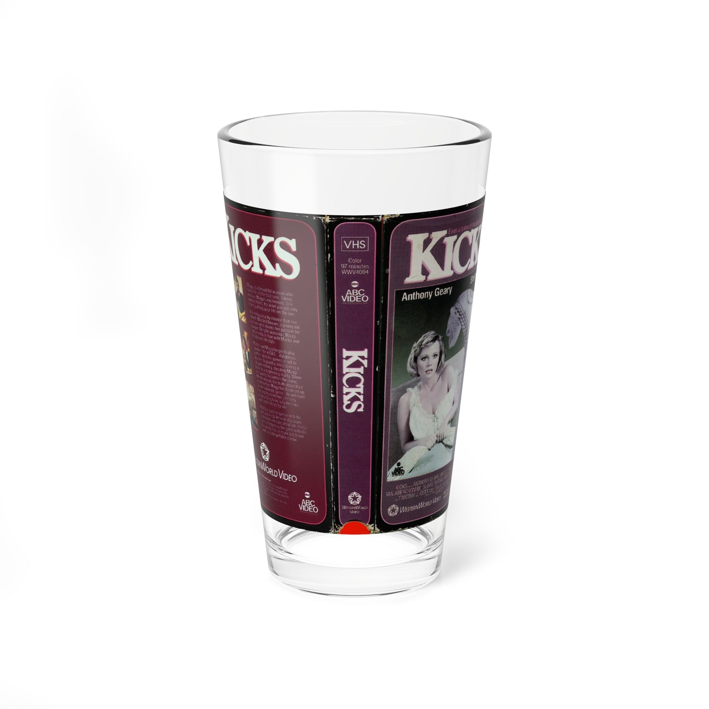 KICKS (VHS COVER) Pint Glass 16oz-16oz-Go Mug Yourself