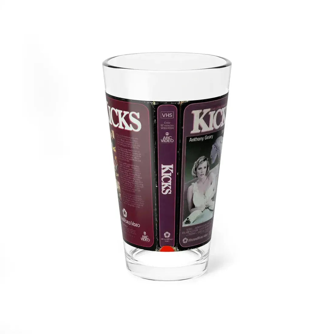 KICKS (VHS COVER) Pint Glass 16oz 16oz - Go Mug Yourself