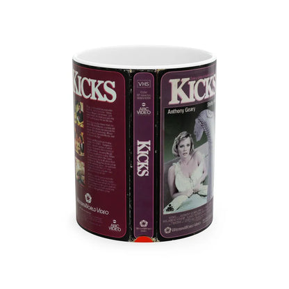 KICKS (VHS COVER) - White Coffee Mug-11oz-Go Mug Yourself