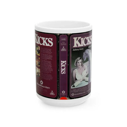 KICKS (VHS COVER) - White Coffee Mug 15oz - Go Mug Yourself