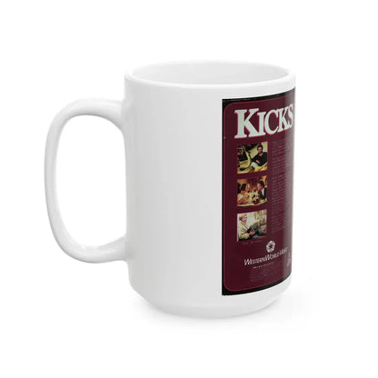 KICKS (VHS COVER) - White Coffee Mug - Go Mug Yourself